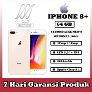 iphone 8 plus 64GB inter / iBox Second like NEW Garansi IMEI Permanen