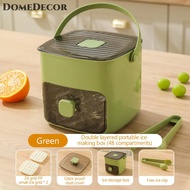 DomeDecor Ép Ice Cube khuôn Ice Tray với nắp cho Home tủ lạnh tự chế Ice Cube lưu trữ hộp