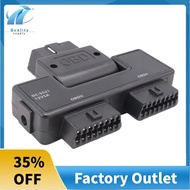 OBD2 One Divided Into Two Adaptor Cable Connector Adapter OBD Expansion Adapter Wire 16 Pin 16 Core 