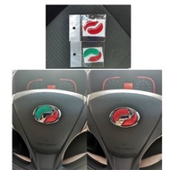 Perodua Myvi/Bezza/Aruz/Axia Steering Logo Sticker