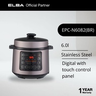 [𝕃𝕆𝕎𝔼𝕊𝕋 ℙℝ𝕀ℂ𝔼] ELBA ITALY 4L/6L PRESSURE COOKER [EPC-N6082(BR)/EPC-N4062(BL)]