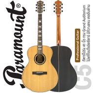 Paramount C5 กีตาร์โปร่ง 41 นิ้ว ทรง GA ระดับมืออาชีพ ไม้หน้าแท้ท็อปโซลิดซีดาร์ พร้อมที่พักแขน เคลือ