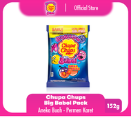 Chupa Chups Big Babol Assorted Pack 152g - Permen Karet Rasa Aneka Buah