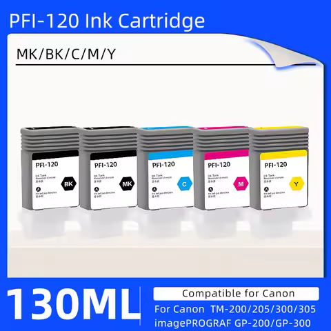 PFI-120 PFI120 Ink Cartridge With Pigment Ink 130ML for Canon TM-200 TM-205 300 305 TM200 TM205 TM30