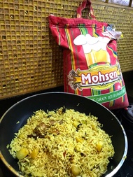 basmati rice long grain ✱AUTHENTIC MOHSEN Long Grain 1121 Indian Basmati Rice 5kg✴