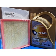 BMW F30, F31,F36 AIR FILTER + KOYOMA 5W40 FULLY SYNTHETIC ENGINE OIL