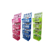 Cosmetic accessories rack make up acc wall hanging rack 4 layers full plastic