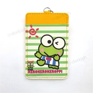 Sanrio Kerokerokeroppi Kero Keroppi Frog Ezlink Card Holder with Keyring