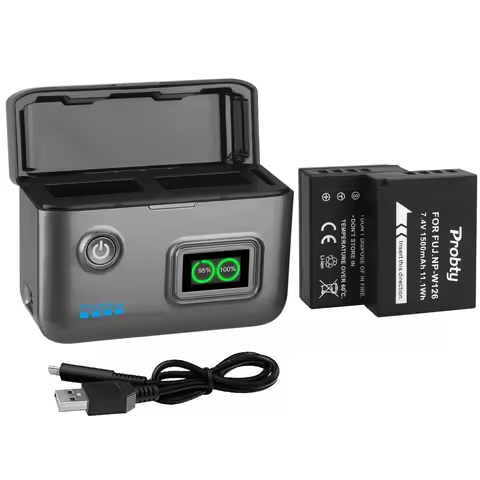 NP-W126S NP-W126 NP W126 Battery 1500mAh And Fast Charger for Fujifilm Fuji XT20 XT3 XPro1 Pro2 X-Pr