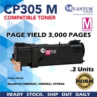 2x MAGENTA Fuji Xerox CP305 CP305d CM305 CM305df Compatible Toner for DocuPrint CP 305d CP 305dn CM 