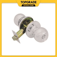 TOPGRADE TLTK150-SP Tubular Knob Lockset 304 Polished Stainless Steel