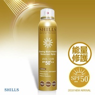 【SHILLS 舒兒絲】 很耐曬防曬冰鎮噴霧-綜合維他命金 修護防禦(180ml/瓶)