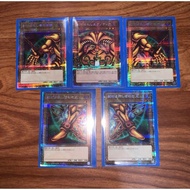 Yugioh Combo 5 Parts Exodia Prismatic Secret Card