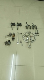 Vintage Road bike Groupset Shimano 600tri color