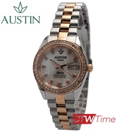 AUSTIN นาฬิกาข้อมือผู้หญิง สายสแตนเลส รุ่น AL1662T (กระจก Sapphire กันรอยขีดข่วน)