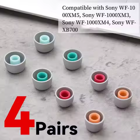 4/1Pairs for Sony Headphone Silicone Replacement Eartips Earbuds for Sony WF-1000XM5 1000XM4 1000XM3