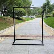 New Arrival Wedding Props Wrought Iron Arch Iron Rack Outdoor Wedding Decoration Welcome Area Decora