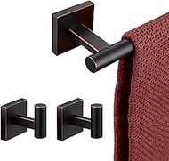 12 Inch Towel Bars Towel Holder Bathroom Robe Hook Bath Towel Coat Hooks 2 Pack Oil Rubbed Bronze B4