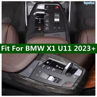 ABS Transmission Center Control Gear Shift Box Panel Decoration Frame Cover Trim Fit For BMW X1 U11 