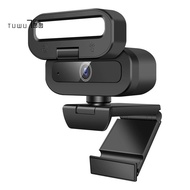 Rotatable Microphone 4K 60FPS Live Webcam USB Autofocus Camera Fill Light for PC Laptop Streaming Ca
