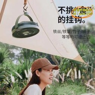 【優選】edon愛登戶外露營風扇可攜式充電風扇立臺式夜燈落地扇e708