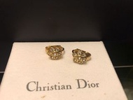 Christian Dior 古董 夾式 耳環