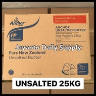 Unsalted Butter Anchor 25Kg Bulk Kartonan / Import New Zealand - Halal