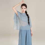 【wujinzizi1.my童颜屋记旗舰店】  Chinese Dance Ethnic Dance Practice Costume Performance Costume Top 【0724bkH