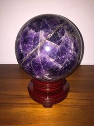 烏拉圭 紫水晶 夢幻紫晶球 千層 夢幻紫水晶球 紫水晶球 5公斤 夢幻紫水晶 水晶球 轉盤木座 頂級水晶球