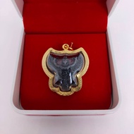 silirichstore จี้สร้อยคอพญาครุฑ กรอบเลี่ยมทองหุ้ม ขนาด 3cm