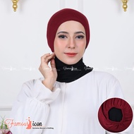 Inner Snowcap Wardah/Anak tudung soft cotton
