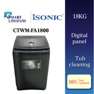 Isonic 18KG Fully Auto Washing Machine CTWM-FA1800
