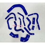 RedSuns BLUE / RED Kancil L5 / L6 / L9  EFRL ( 3 Piston ) DOHC 12V Hose Kits ( 13 pc ) Bypass Hose (