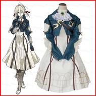 Anime Violet Evergarden Cosplay Wig Set with Dress