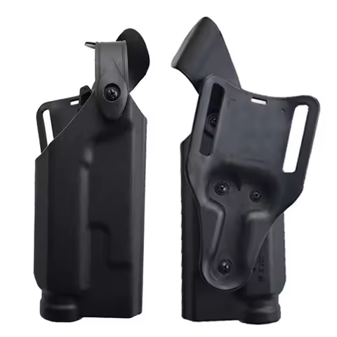 Tactical Hunting Leather Cover Colt 1911 Military Airgun with Flashlight Right Hand Gun Cover Suitab