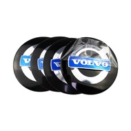 4PCS 56Mm รถศูนย์ล้อ Hub ฝาครอบขอบสติกเกอร์ตกแต่งรูปลอกสำหรับ Volvo V70 V70xc S40 XC90 S60 S60L S70 