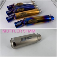 MOTOR EXHAUST MUFFLER SC PROJECT/OPBR 51MM