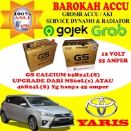 Aki Gs Astra Mobil Toyota Yaris Gs Calcium 65B24L(S) , 55 Ah