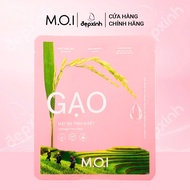 [GIFT] M.O.I Rice Mask Pure Hydrogel Rice Mask for Skin Brightening