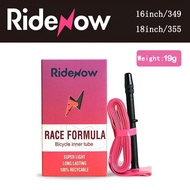 RIDENOW ultralight inner tube 16" 18" 349 355 presta BROMPTON TENUNG3 ETC.