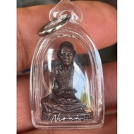 龙婆坤～Lp koonWat BanraiPump模第一帮原装皮美美Lukmen pump roon reak # Ner thong daeng红铜材质Be 2536