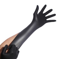 Disposable Long Black Nitrile Latex Gloves