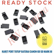 Canon 6D 60D 70D 80D 5D Mark iii 5D3 Rubber Bottom Port Battery Small Battery Bottom Cap