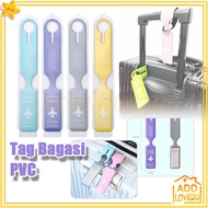 PVC Luggage Tag/Bag Luggage Tag Bag label/Suitcase Name Tag