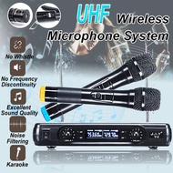 Professional KTV Dual Handheld Wireless Karaoke Wireless Microphone UHF Microphone System 2 Channels