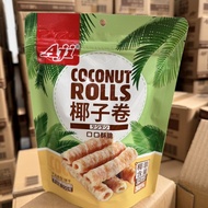 Aji Coconut Roll Crispy Coconut Milk Coconut Milk Biscuit Roll 150g Bag Original Egg Roll Dormitory 