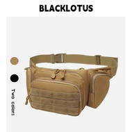 Outdoor multi-function tactical waist bag cycling sports waterproof storage camouflage stealth gun b