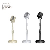 DDClassic Retro Dynamic Vocal Microphone Vintage Mic Universal Stand for Live Performance Karaoke Studio Record