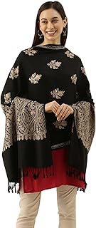 Women Kashmiri Aari Embroidery Stole, Shawl, &amp; Wrap(Size: 28X80 Inches)