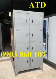 Tủ locker sắt đựng đồ cho nhân viên có khóa - tủ hồ sơ locker sắt dày dặn giá rẻ tại xưởng hcm bình 